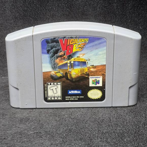 Vigilante 8 Nintendo Game N64 Gaming Cartridge - Picture 6 of 6